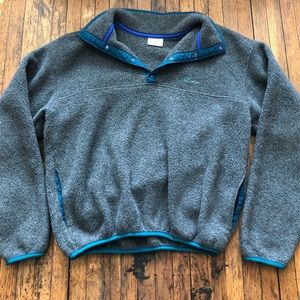 llbean pullover fleece